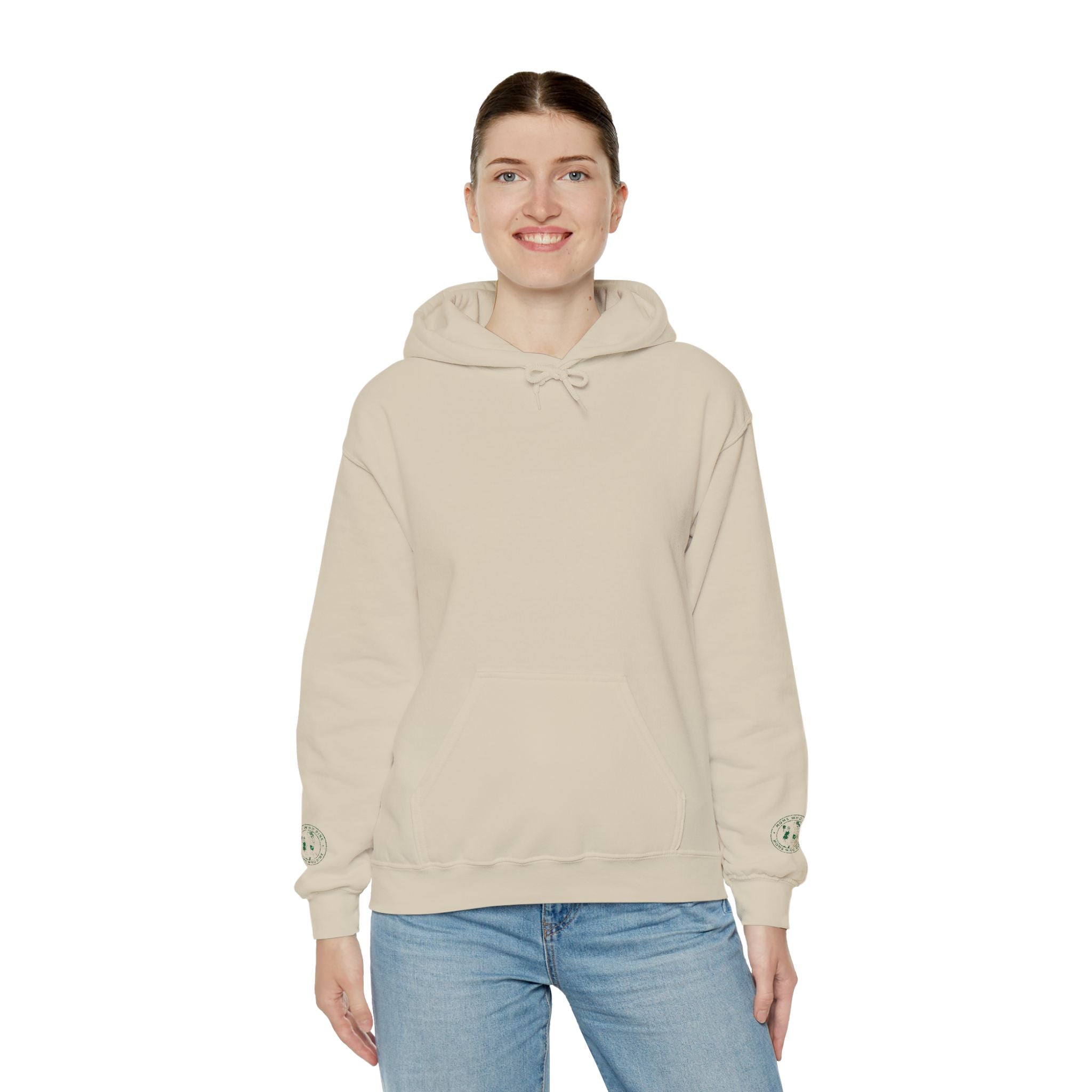 Hoodie — St. Patrick's Day Lucky Clover & Horseshoe Emblem