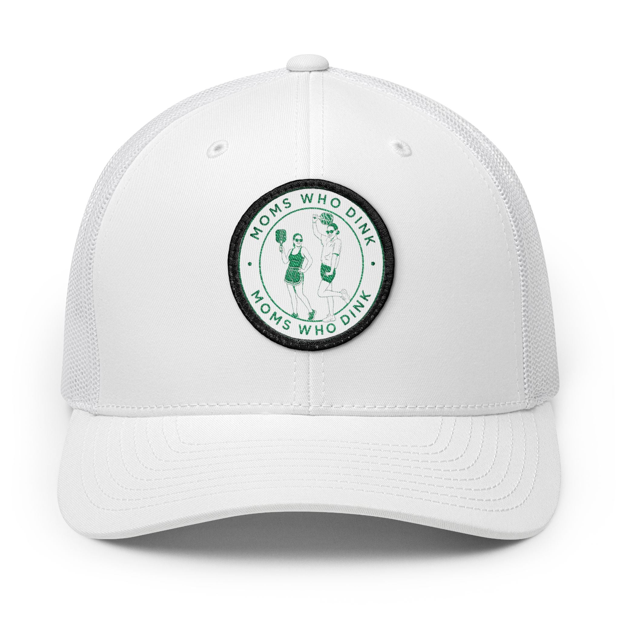 Trucker Cap — 'Moms Who Oink' Embroidered Patch Snapback