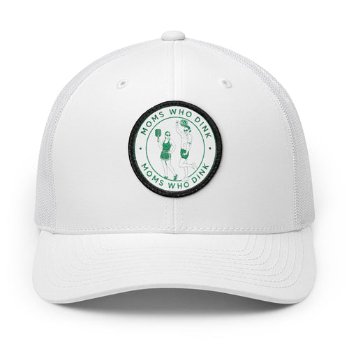 Trucker Cap — 'Moms Who Oink' Embroidered Patch Snapback