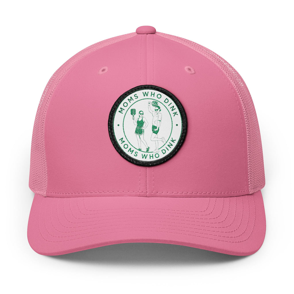 Trucker Cap — 'Moms Who Oink' Embroidered Patch Snapback